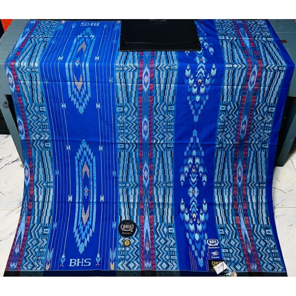 Sarung BHS Masterpiece JIA Gold Lawas Sutra Spunsilk Jahit Tengah ATBM Limited