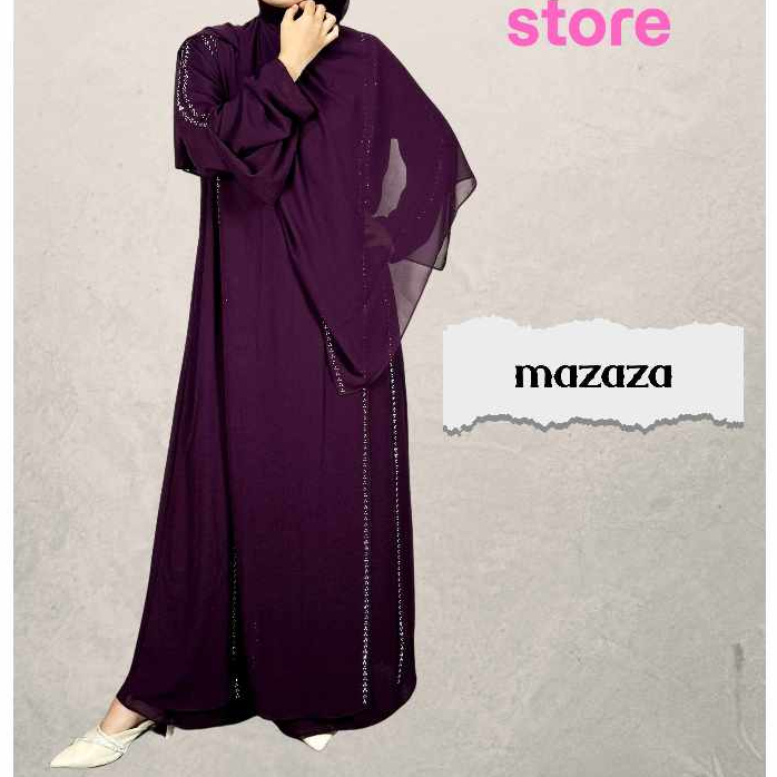 Gamis Mazaza Premium – Elegan, Anggun, dan Nyaman Dipakai