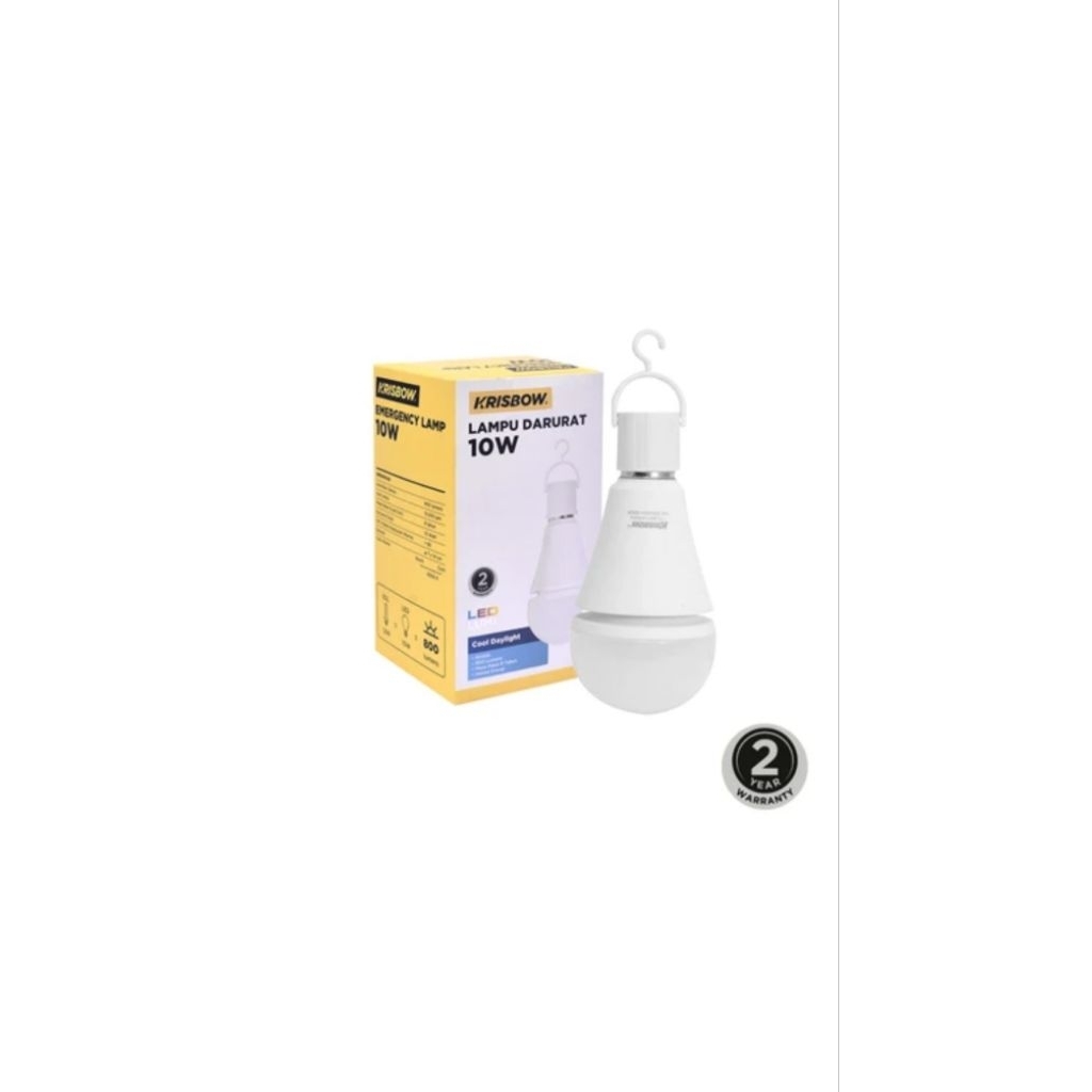 KRISBOW Lampu Led emergency 10Watt