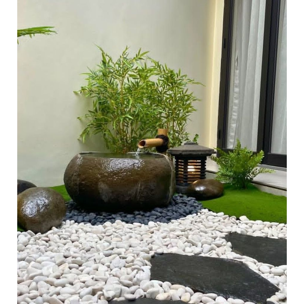 air mancur batu/air mancur minimalis/taman zen garden