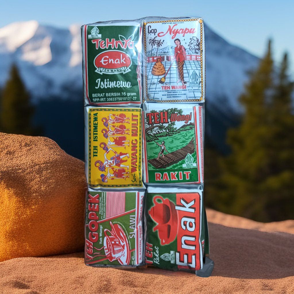 teh racik solo 6merk teh enek teh nyapu teh wayang teh rakit teh gopek teh enak merah wangi sepet ka