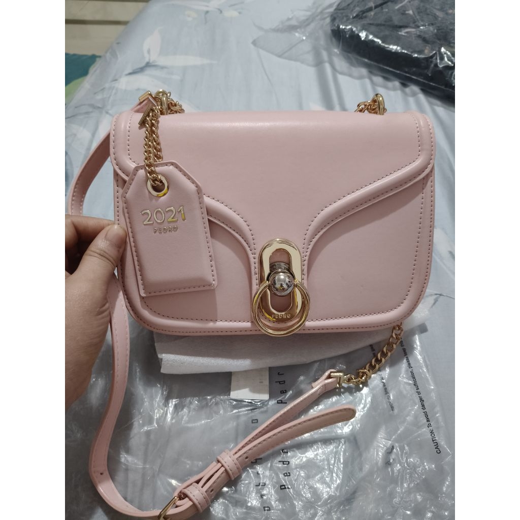Tas pedro pink (sudah cabut merek)