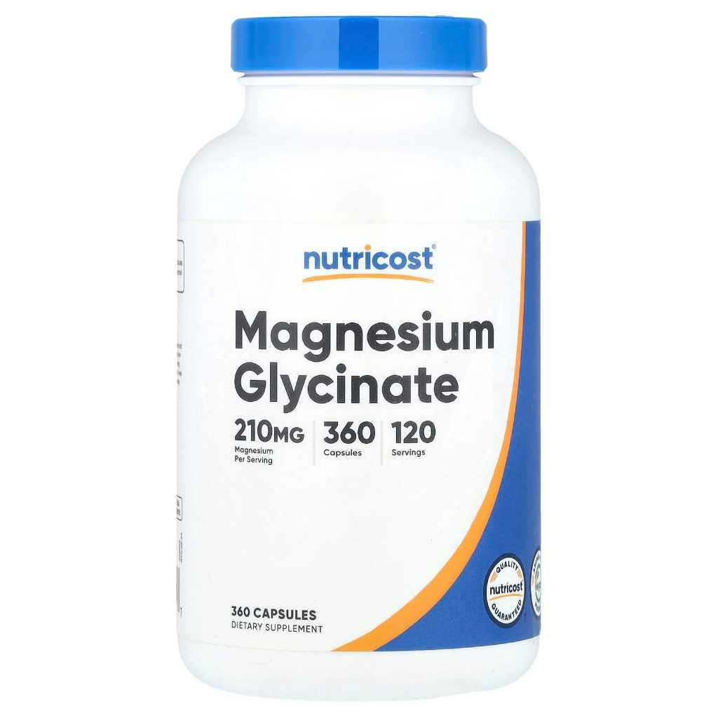 Nutricost Magnesium Glycinate 360 Capsules 70 mg