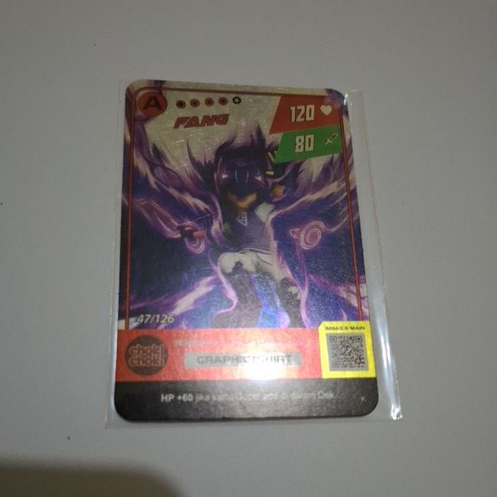 Kartu boboiboy choki choki Fang
