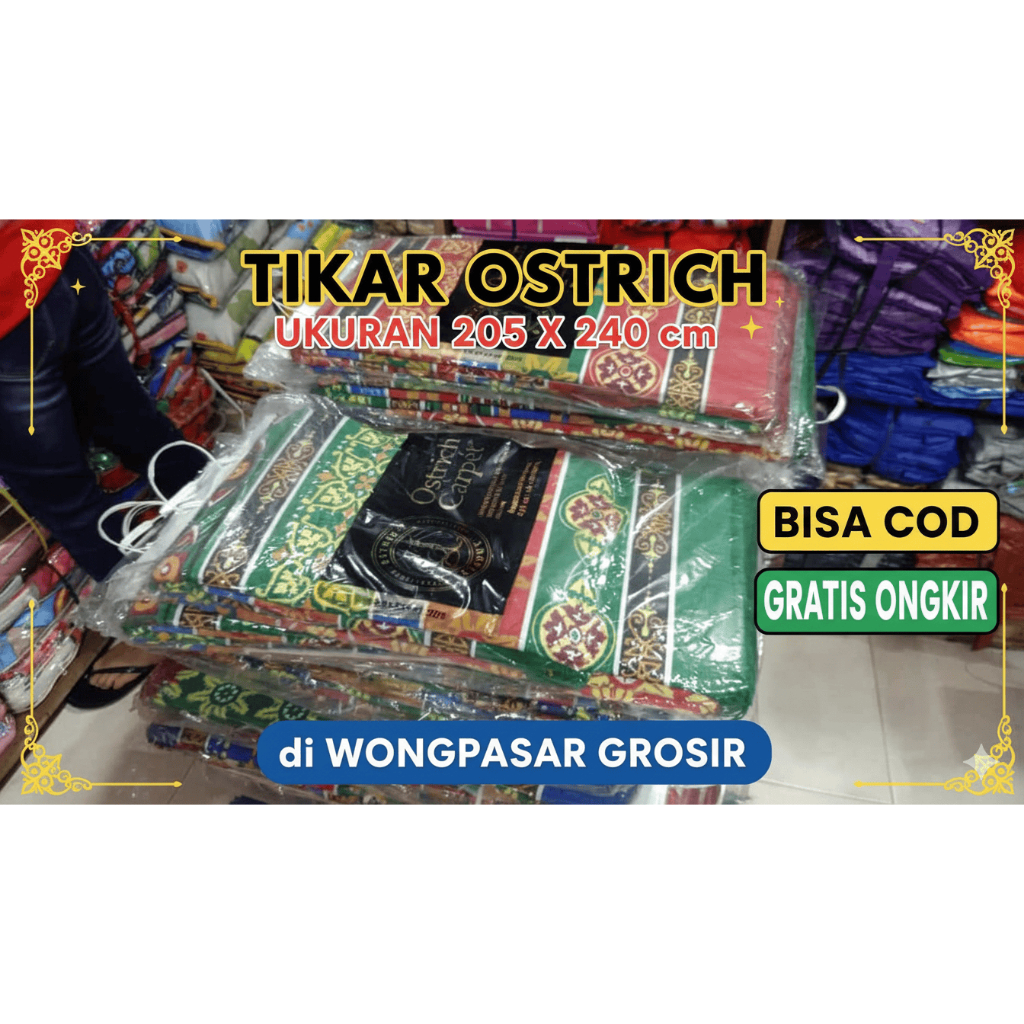 Tikar Karpet Ostrich 205 X 240 cm