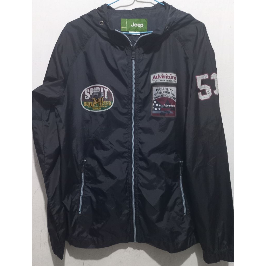 Jaket JEEP Berhodie Permanen