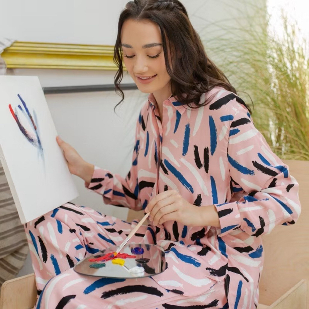 Preloved Piyama splatter by Numaa.id