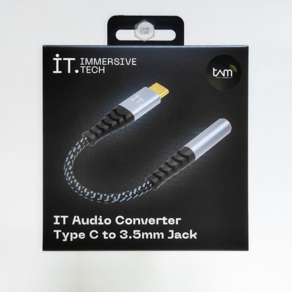 IT Kabel Adapter Konverter USB-C to 3.5mm Audio Jack with DAC