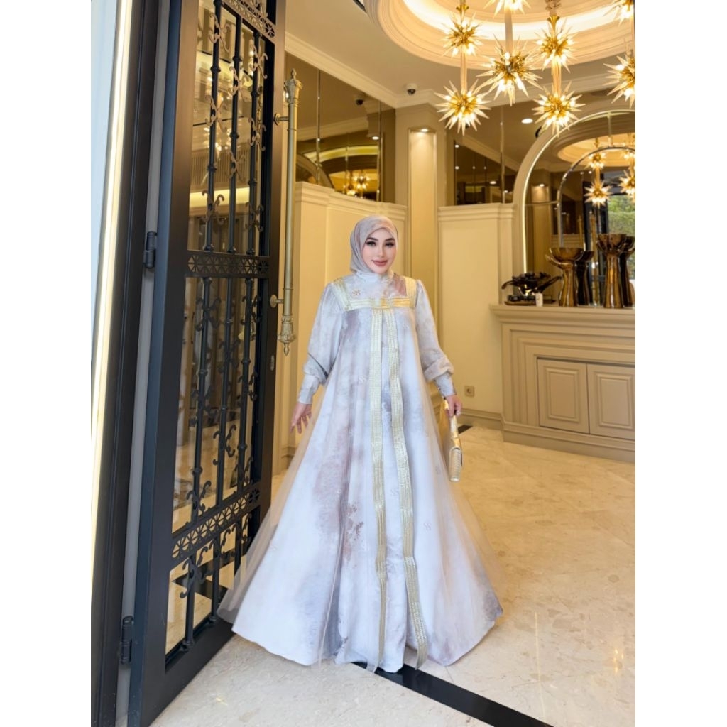 SHELLASAUKIA DRESS RAYA EXCLUSIVE SET HIJAB