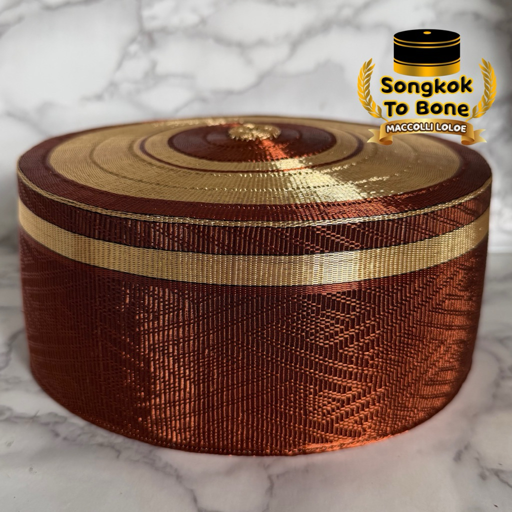 Songkok Recca Tembaga Super Premium - Songkok Bugis - Songkok To Bone