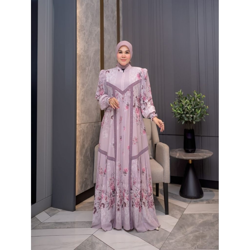 gamis dress bazigha Nami Latifa by KF  premium