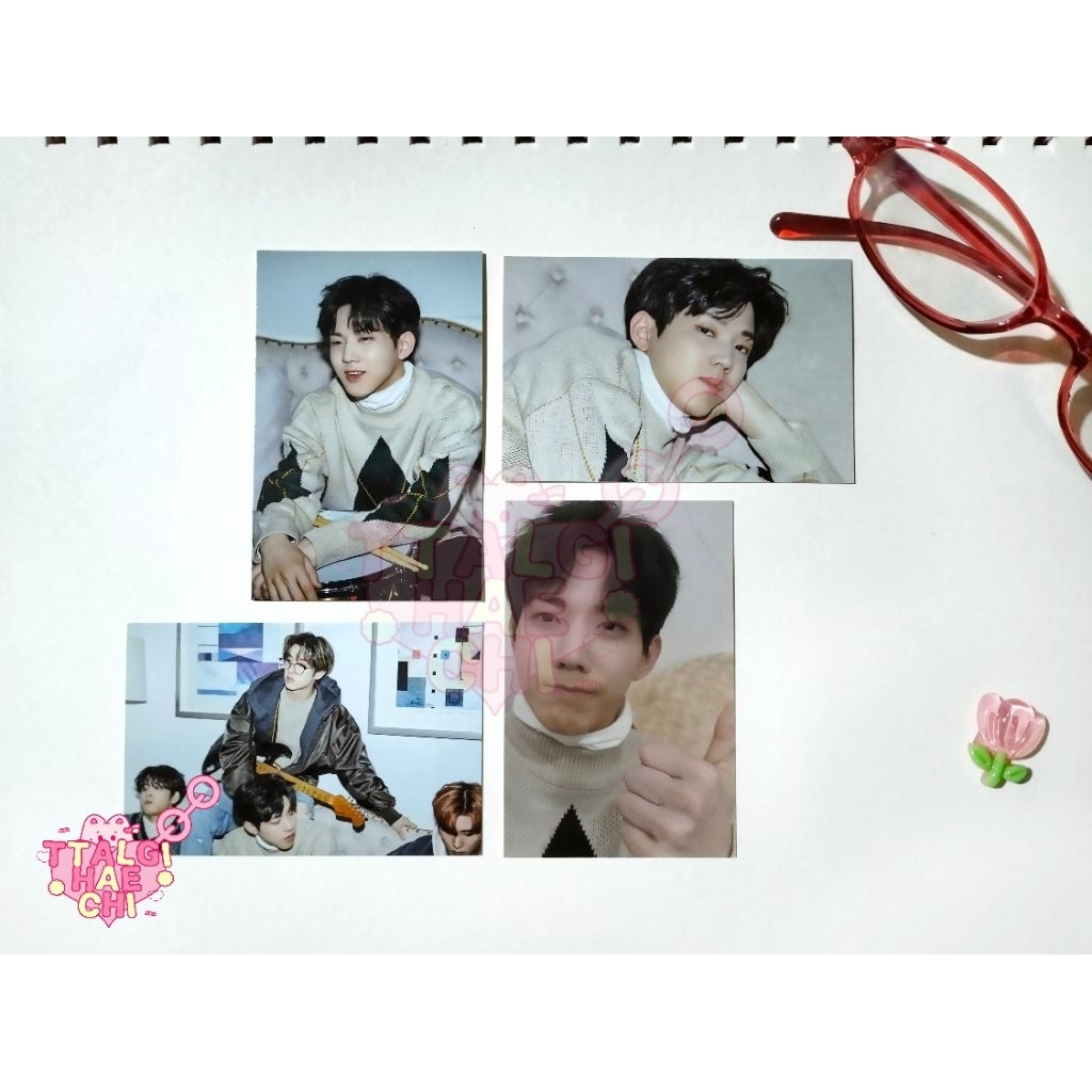 pc photocard day6 the present tps white 2019 jae youngk young k wonpil dowoon unit selca set