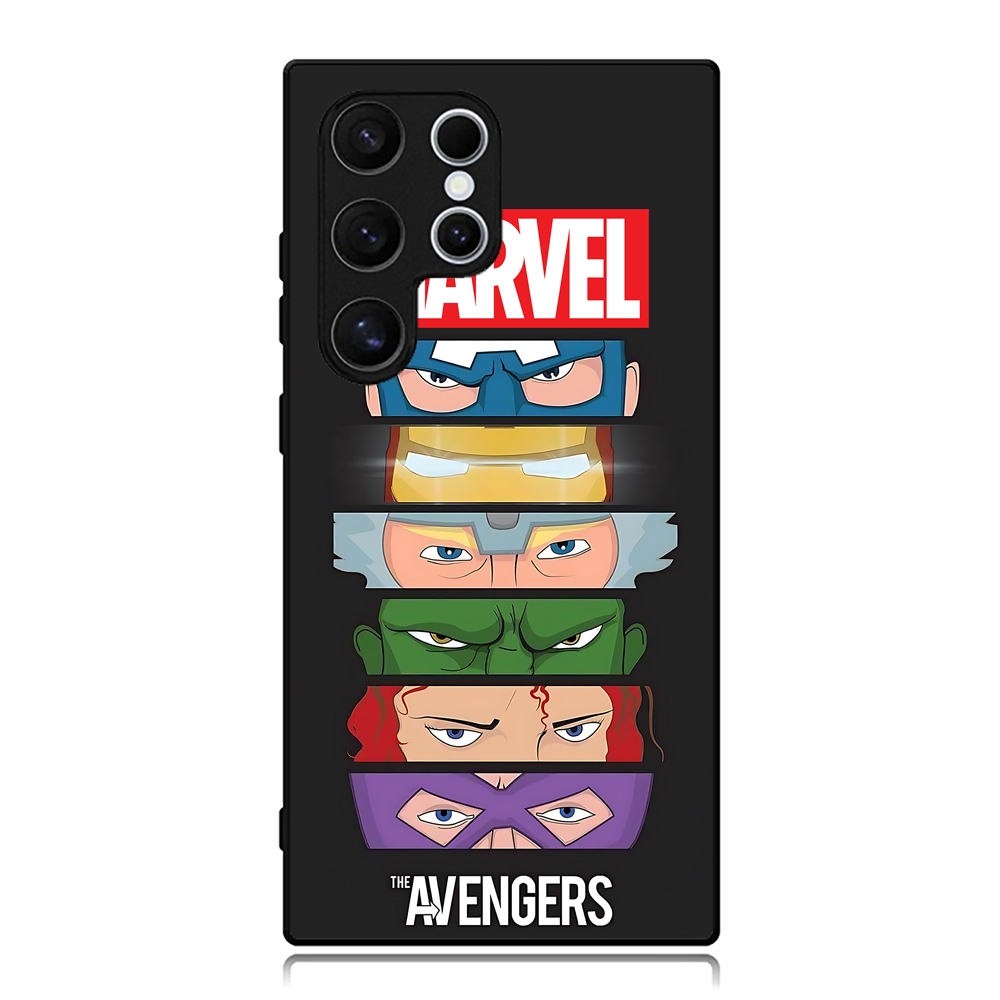 Phone Case Samsung Galaxy S25 S24 S23 S22 S21 S20 S10 Ultra Plus Fe Custom the AVENGERS Marvel