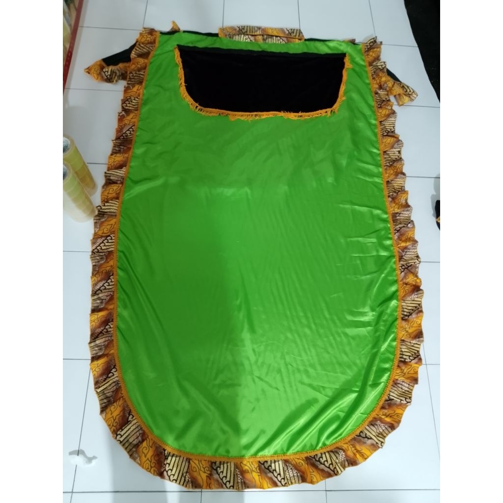 kemul rogo kombinasi batik