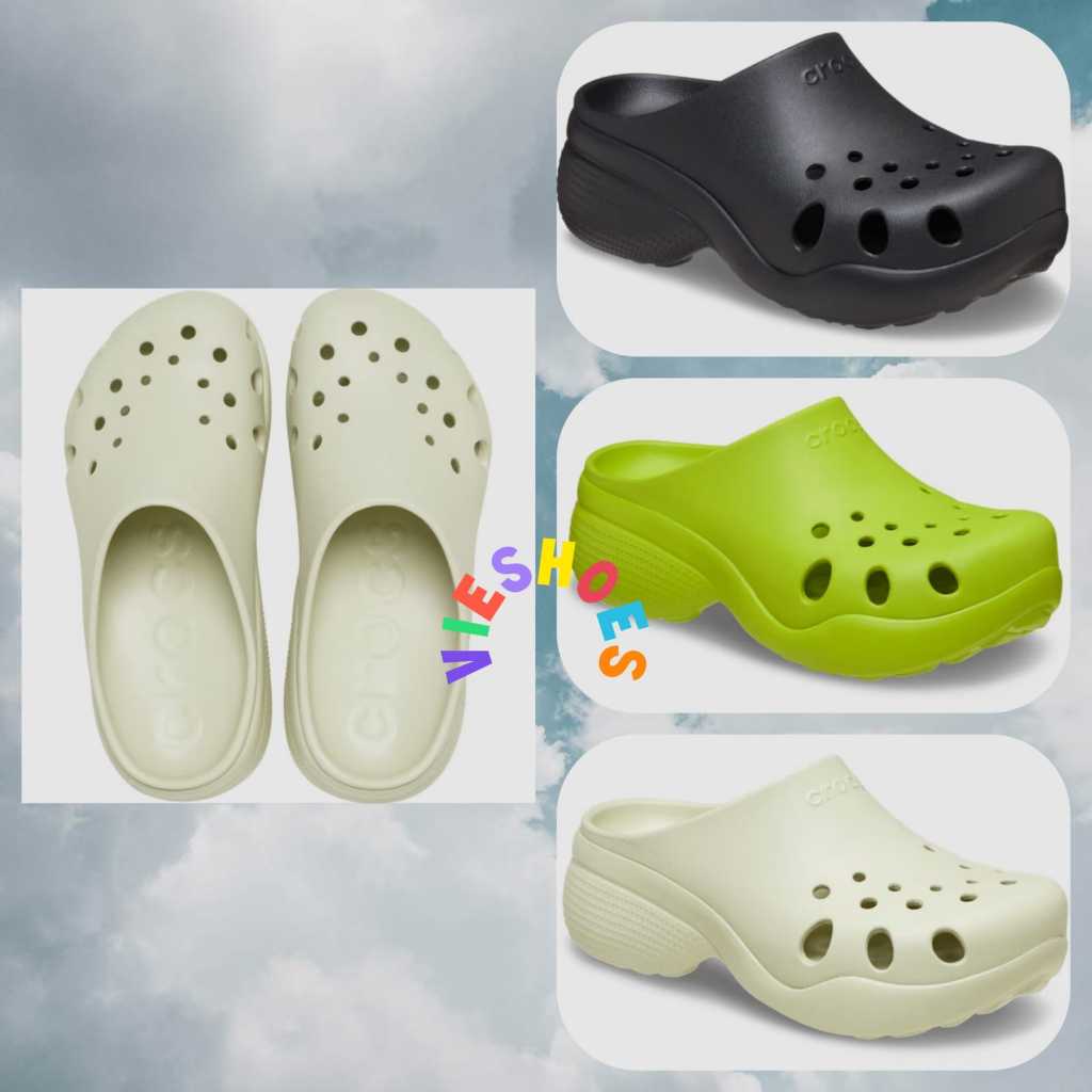 Crocs Classic Platform Pearl / Aura Clog