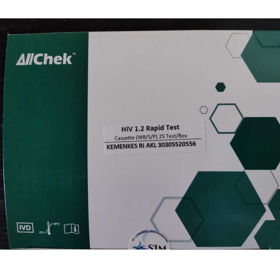 Rapid test HIV cassete Allchek | Alat tes hiv | Tes Anti Hiv | Allchek Tes HIV
