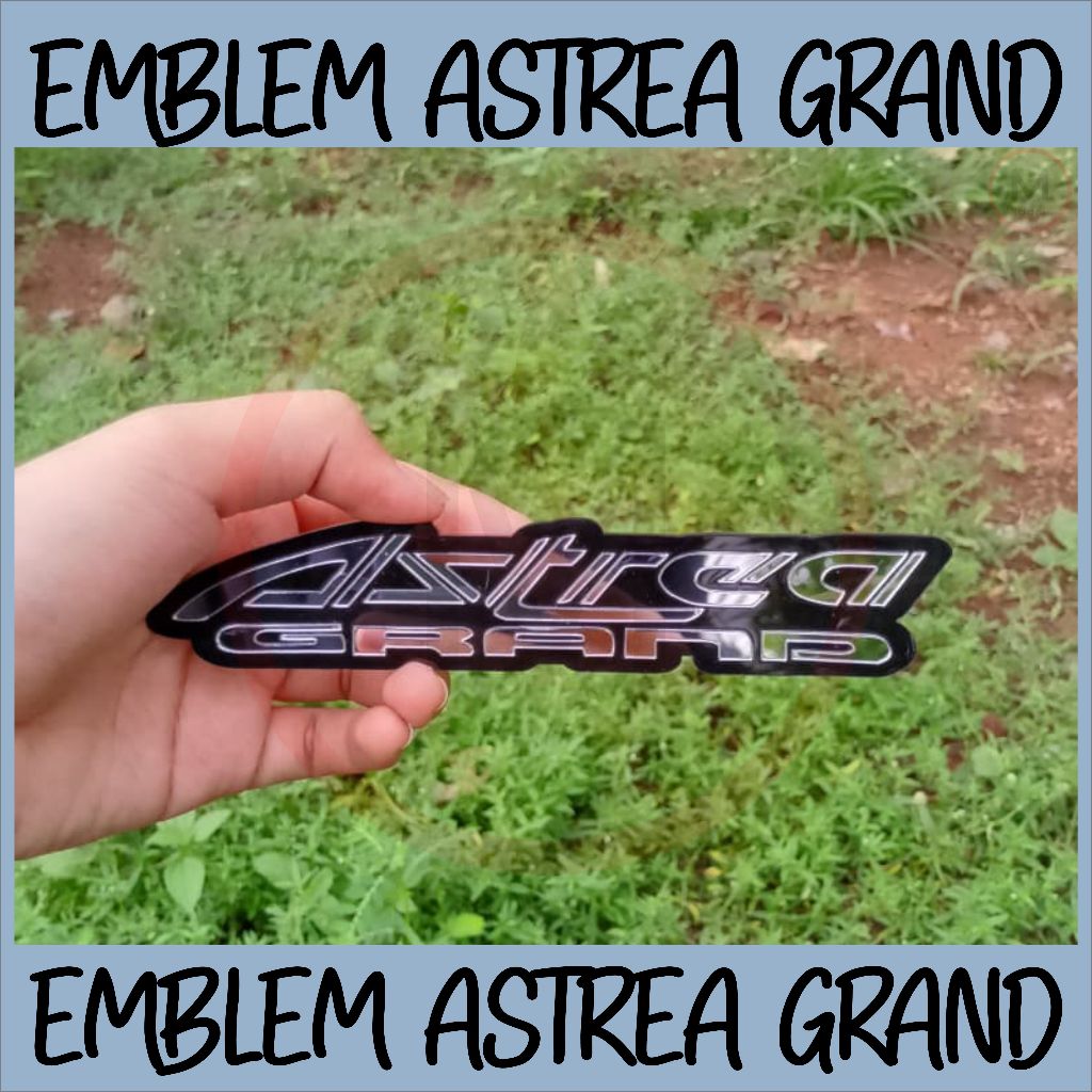 EMBLEM ASTREA 2PCS 3D LOGO TIMBUL AKSESORIS MOTOR ASTREA