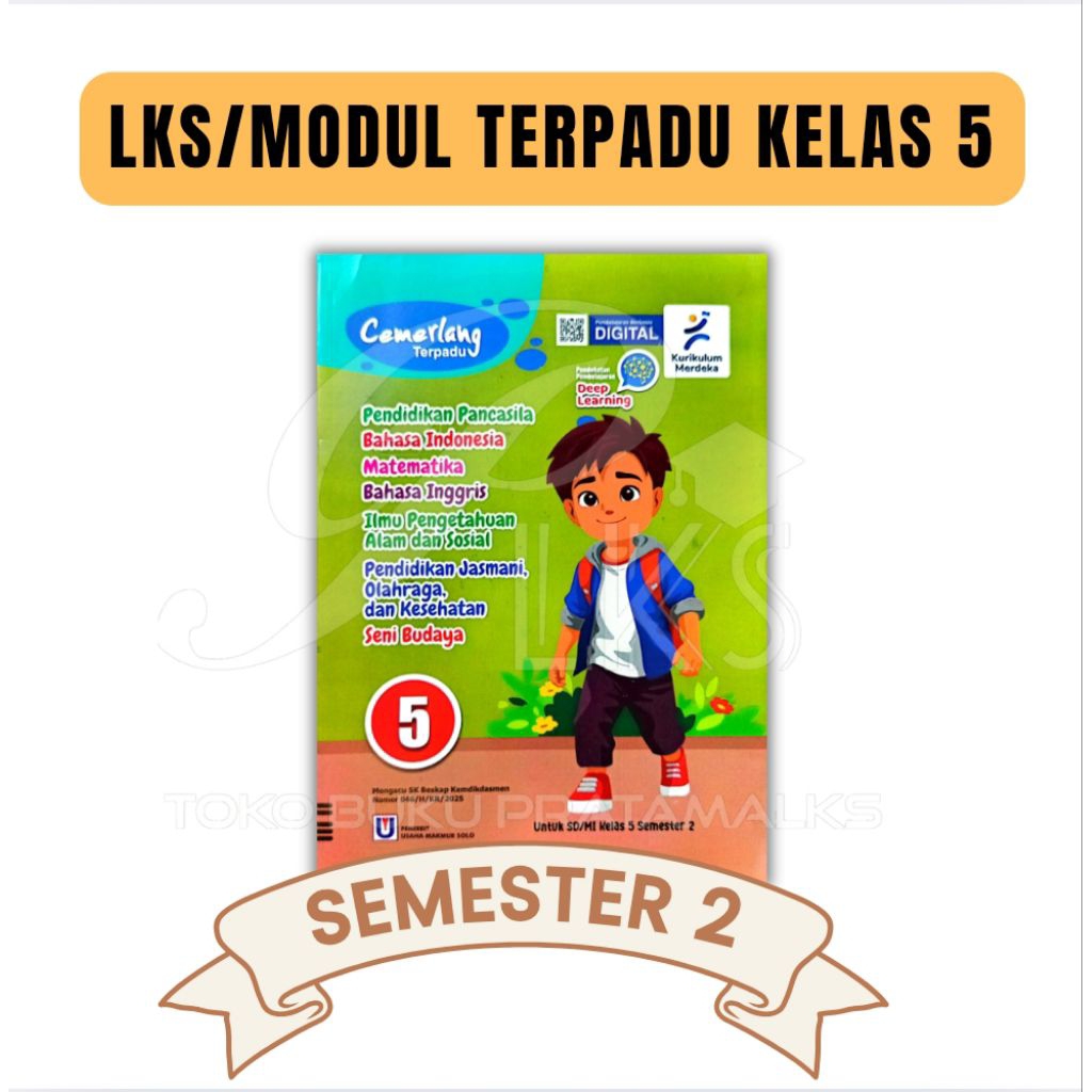 Lks Cemerlang Terpadu kelas 5 Sd/Mi Semester 2 + Kunci Jawaban