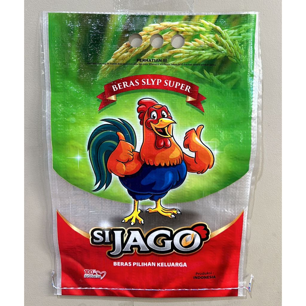 Karung Laminasi Sijago 5kg 10kg 20kg Karung beras premium termurah pabrik langsung