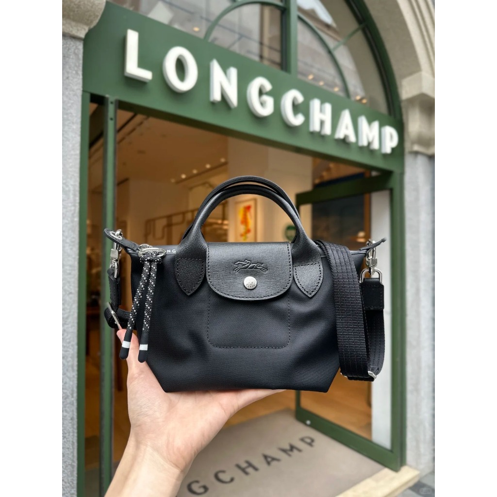 [ORI 100%] Longchamp*Handbag Le Pliage Energy Recycled Canvas XS Branded Bag Ready Stock