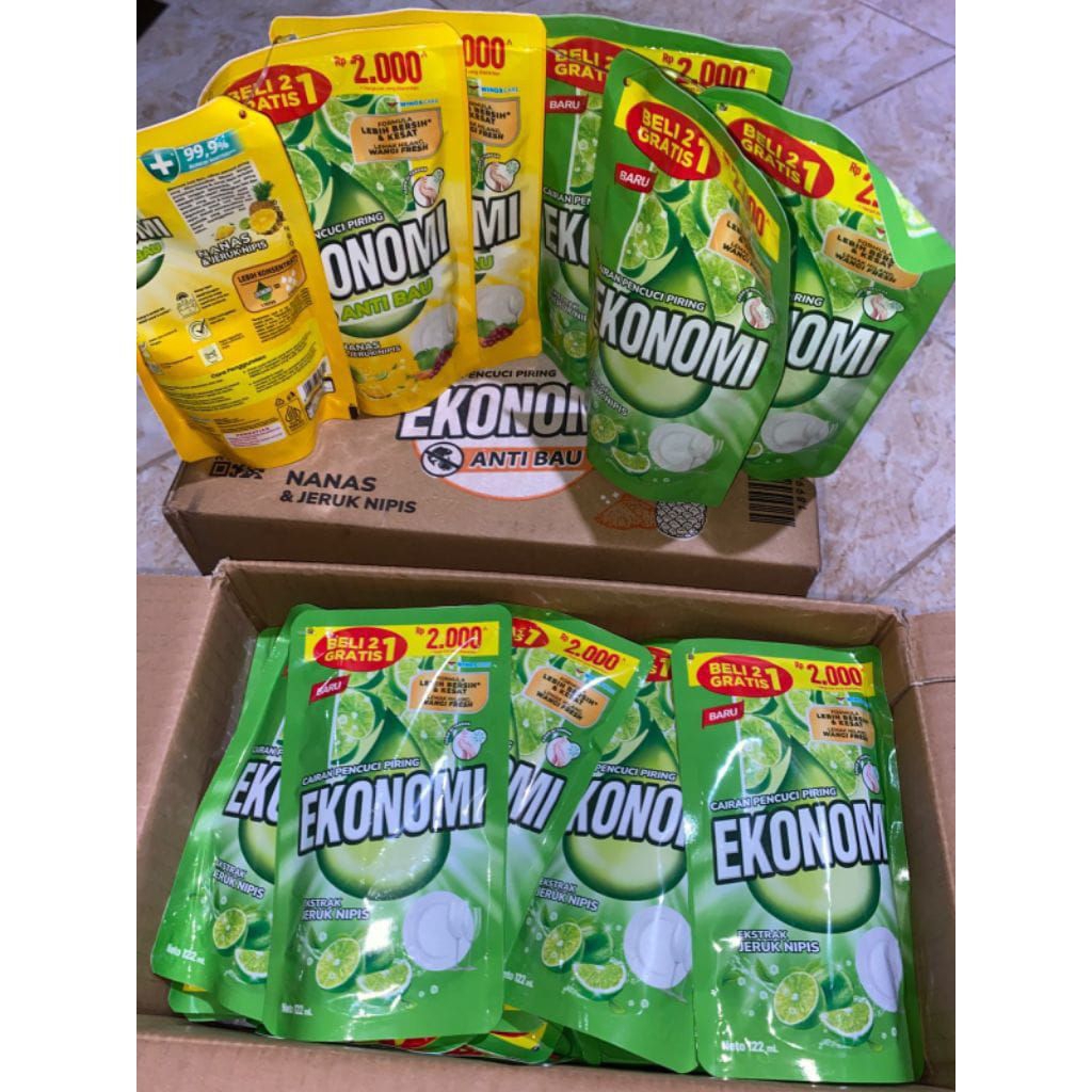 Ekonomi Liquid Sabun Cuci Piring Ecer 2000an 1 Dus isi 36pcs - Ekonomi Sabun Cuci Piring