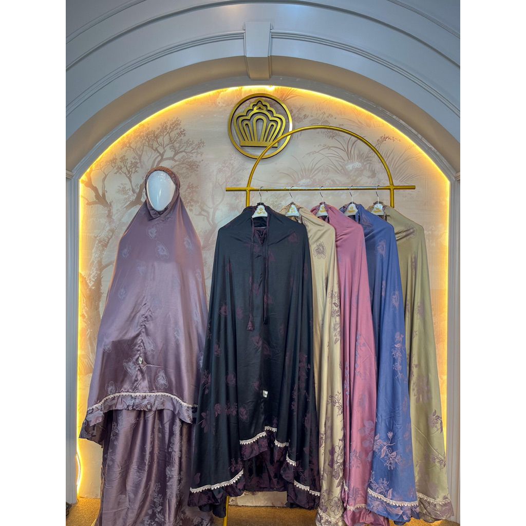 Mukena Qonita | Premium Series | Mukena Jacquard | Luxury Series