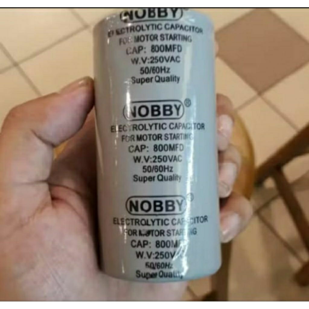 KAPASITOR STARTING NOBBY 250VAC / CAPASITOR NOBBY