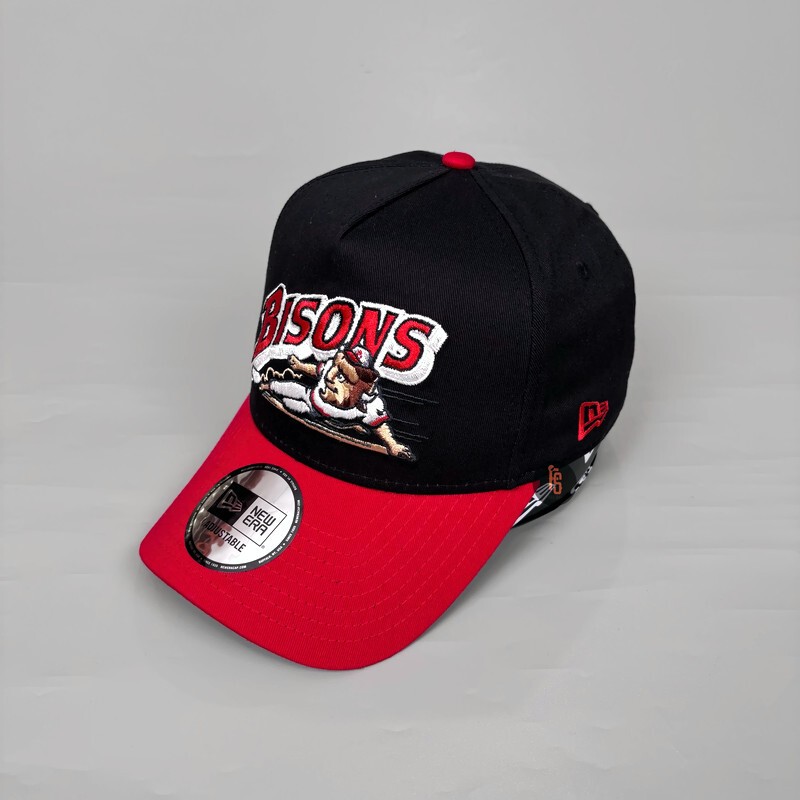 TOPI NEW ERA ORIGINAL 940 A FRAME BUFFALO BISONS BLACK RED