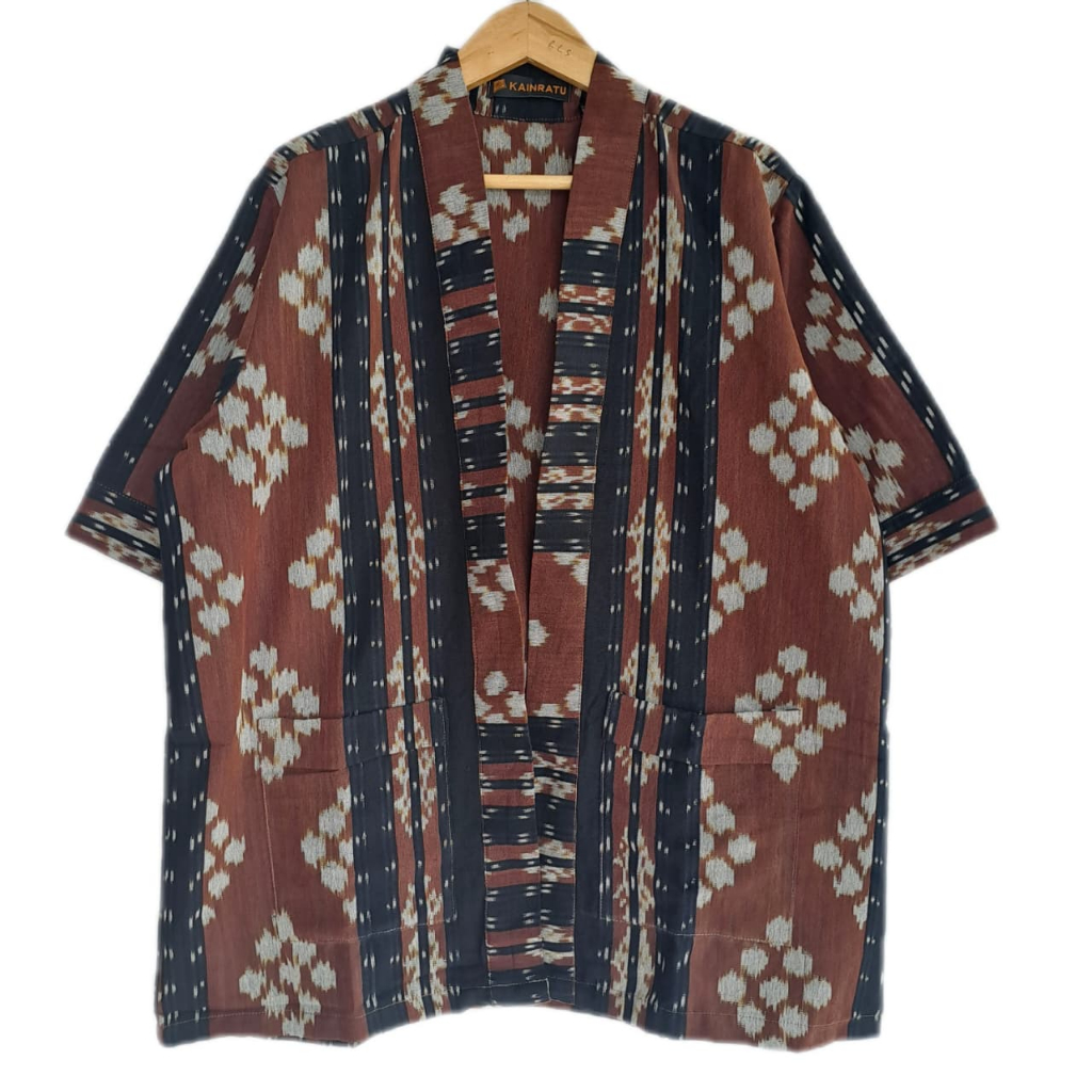 Wulan Outer tenun- outer tenun- baju tenun