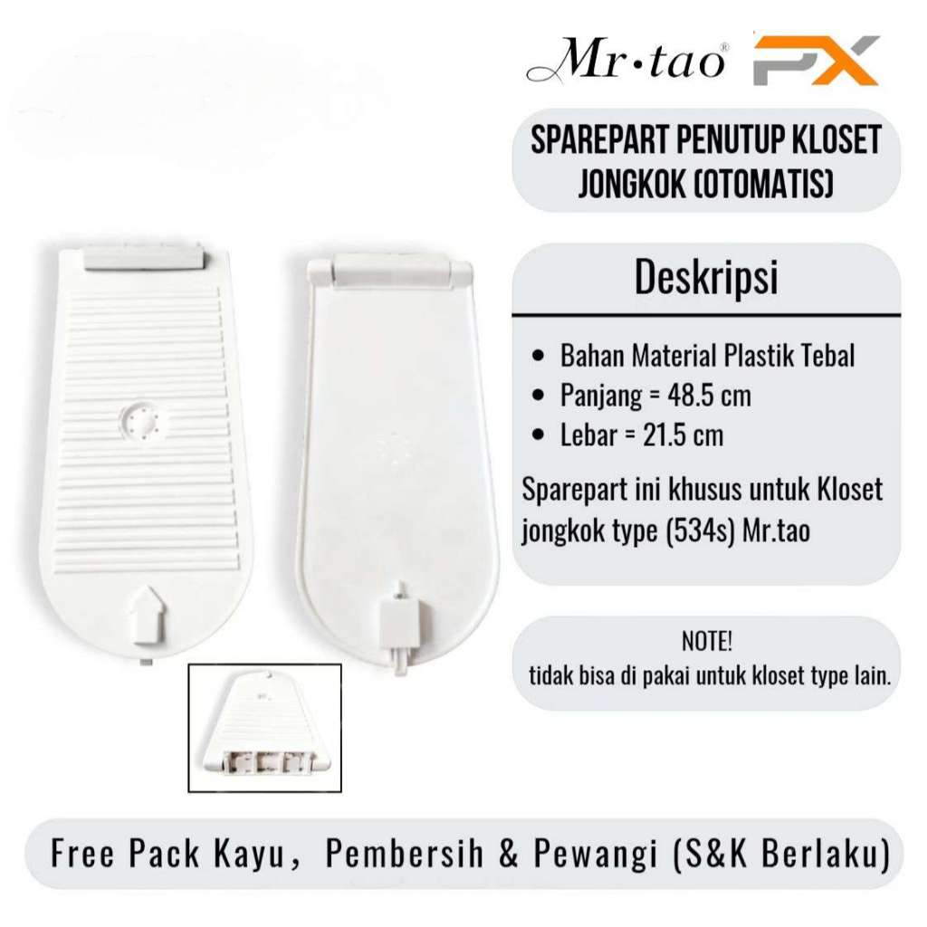 Penutup Kloset Jongkok Otomatis MR.Tao