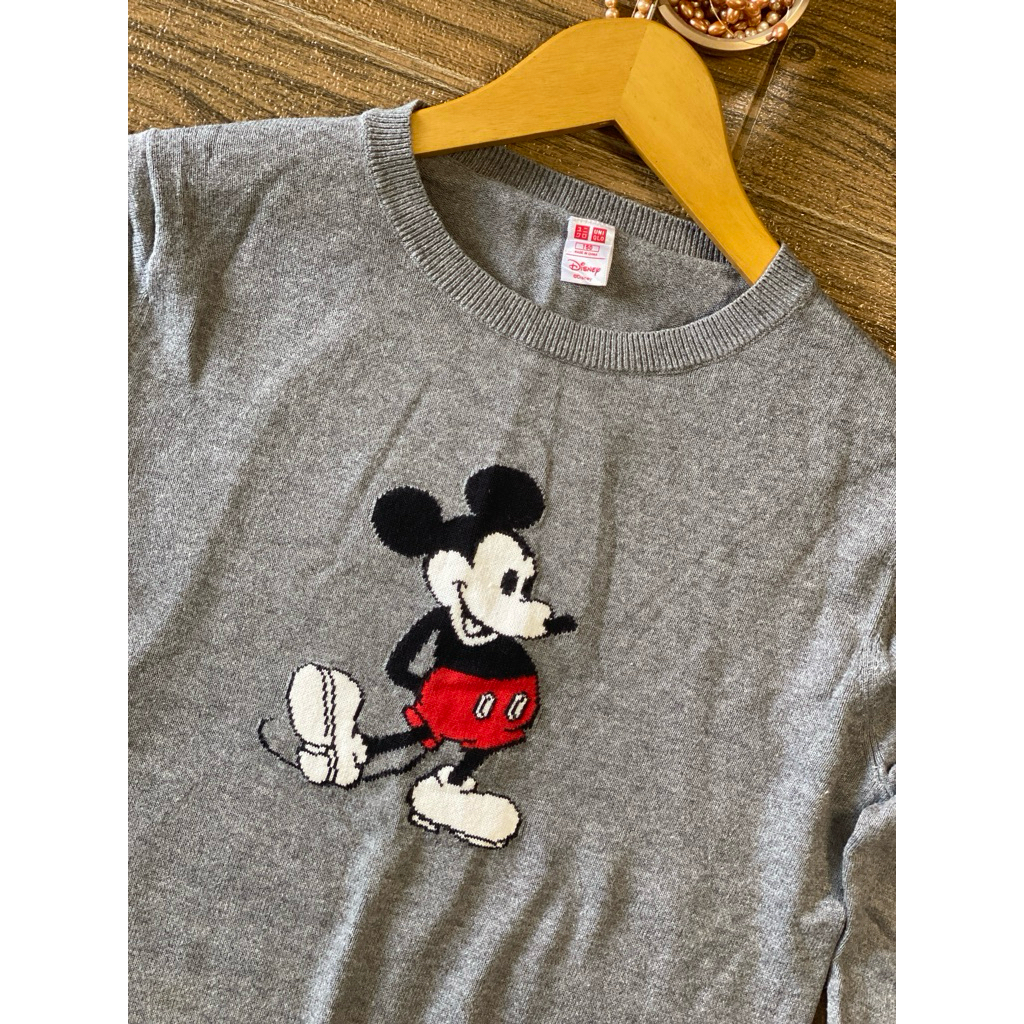 sweater rajut katun adem anak tanggung remaja branded UNIQLO Miki size 150 11T 12T