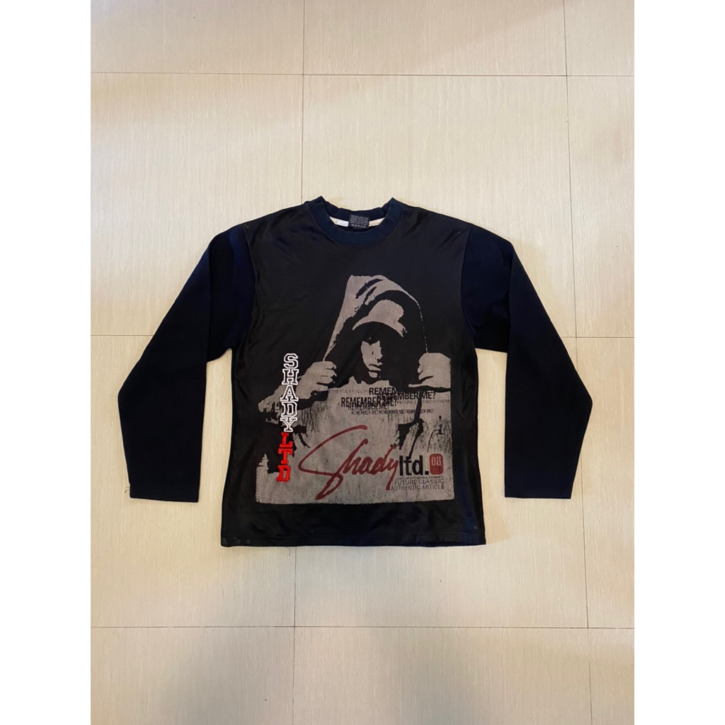 baju longsleeve eminem slim shady hip hop brand