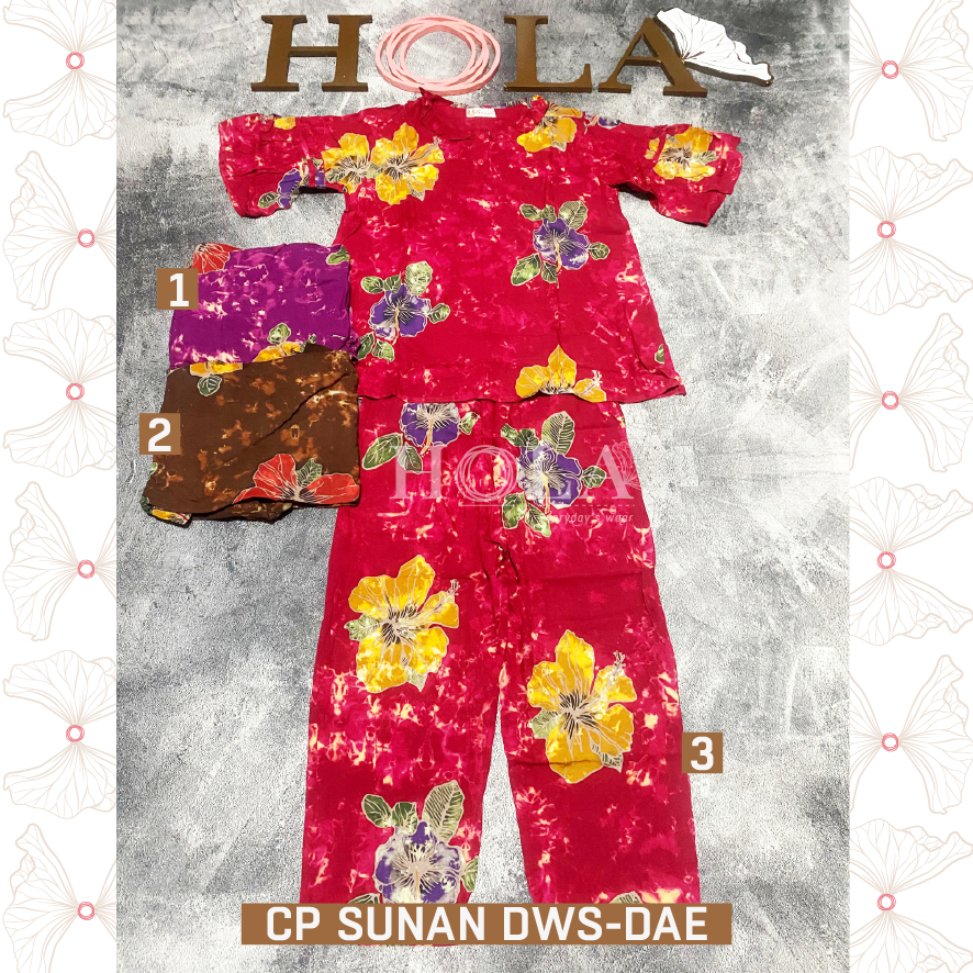HOLA_FASH |A- SUNAN DEWASA LENGAN 3/4, SUNAN DEWASA LENGAN PENDEK, BATIK SUNAN