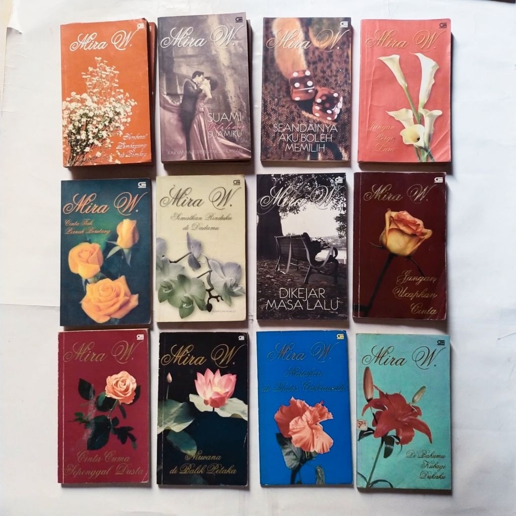 Buku Novel Karya Mira W, Semburat Lembayung.., SUAMI Pilihan SUAMI, SEANDAINYA AKU..., Jangan Pergi 