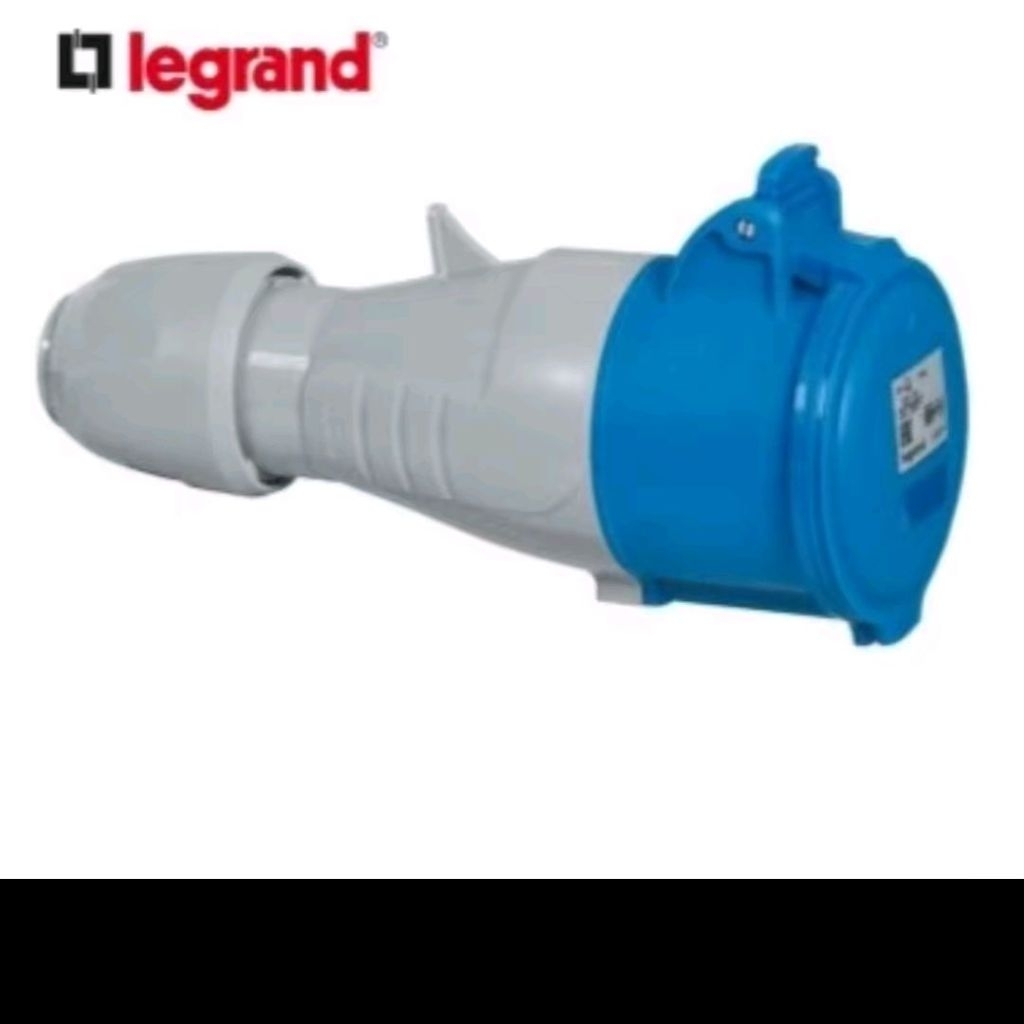 Legrand Soket Seluler P17 16A 3Pin 1P44 55104 IP44 200/250V~ Kabel Tanpa Sekrup ISO 14001