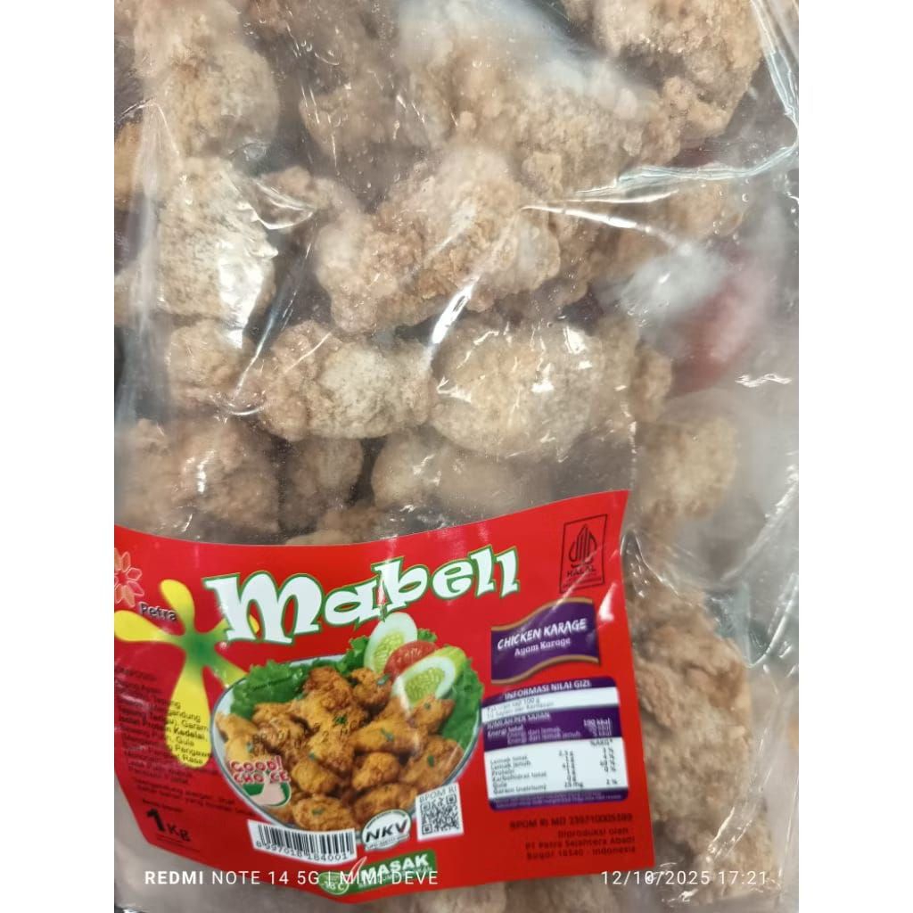 Mabell Chicken KARAGE 1kg