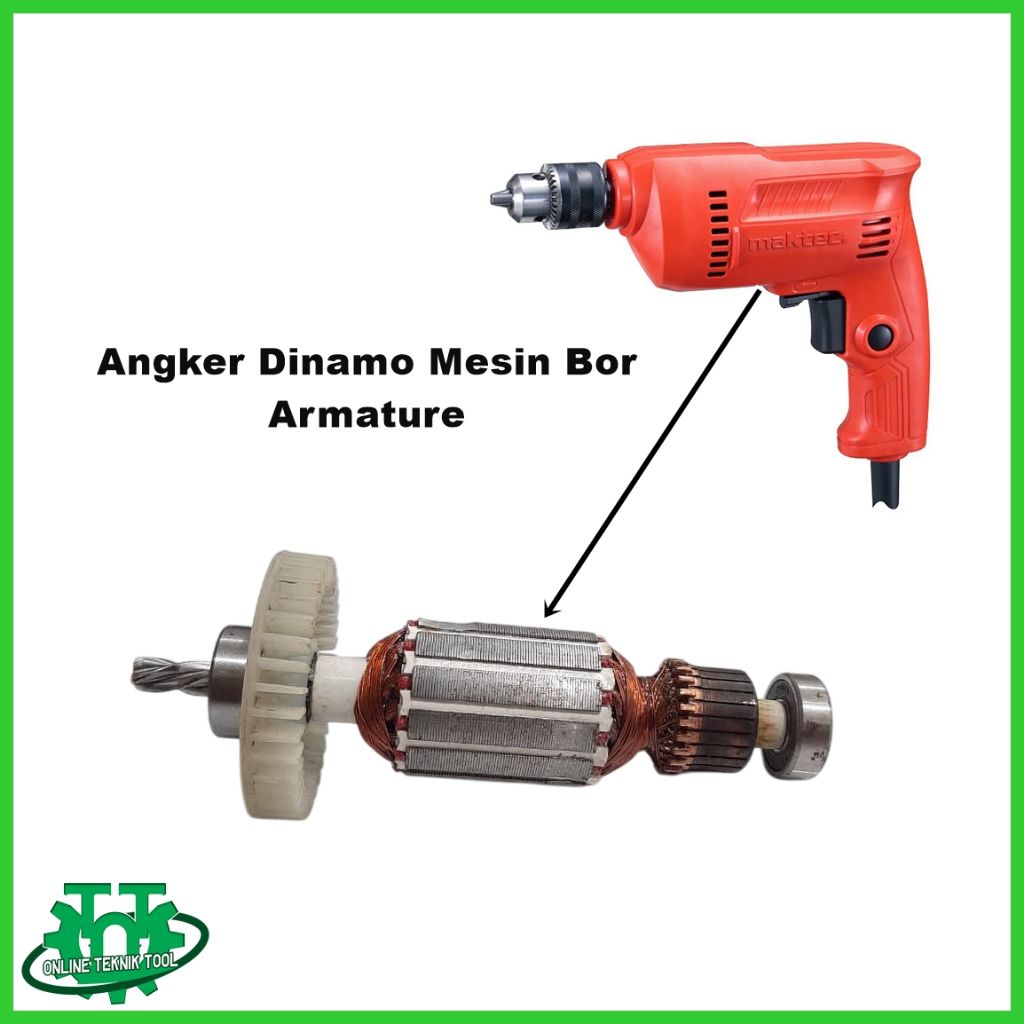 Angker Dinamo Mesin Bor IT 60 MT 60 Armature Bor Listrik 10mm Armatur Inotec Original