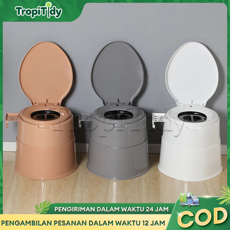 SALVO Mobile Toilet/WC Duduk Portable/Toilet Portable- untuk Lansia, Wanita Hamil & Pasien