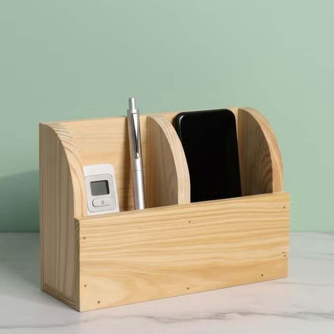Tempat Pensil Melengkung Pulpen Tempat Remot TV Tempat Remot AC