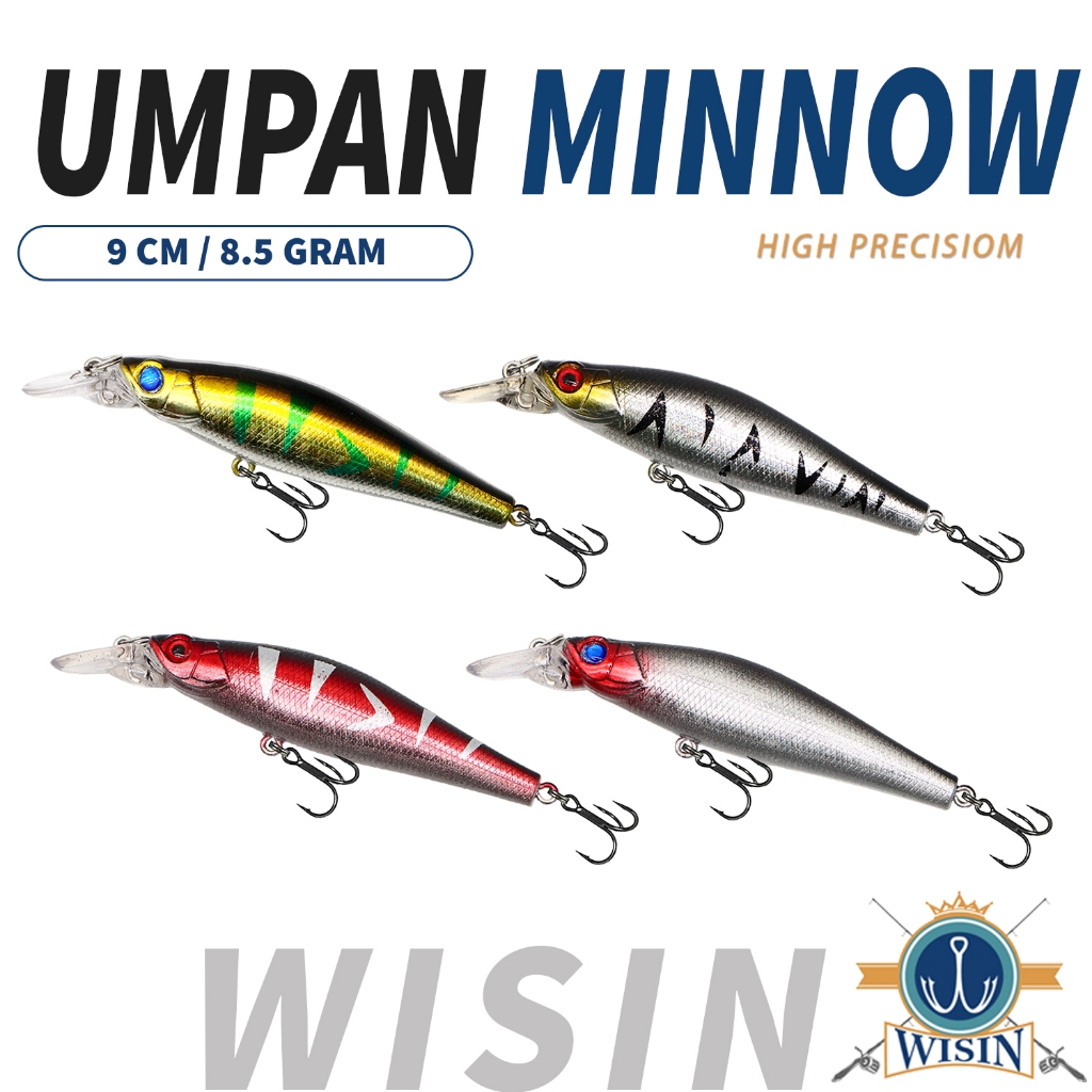 WISIN - umpan pancing minnow casting floating 7cm