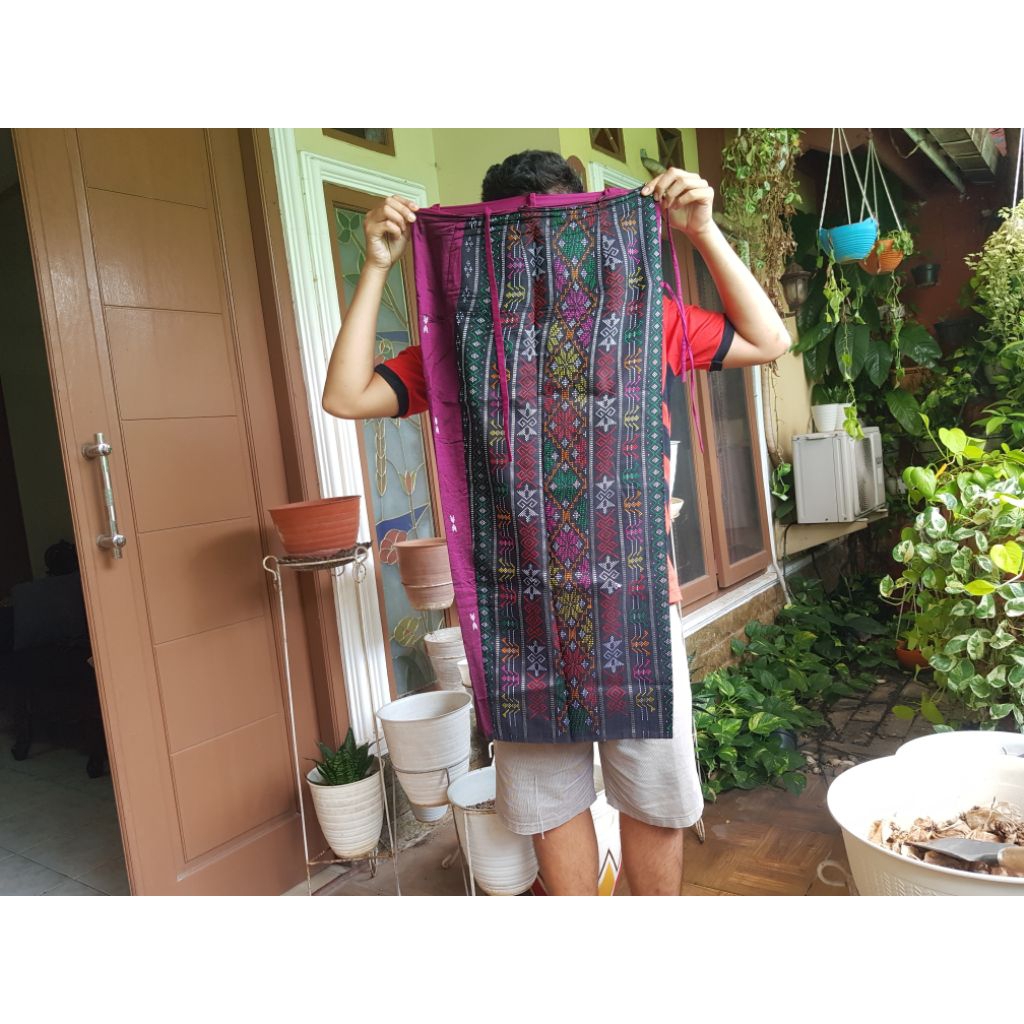 tenun batak 1 set (sarung dan selendang)