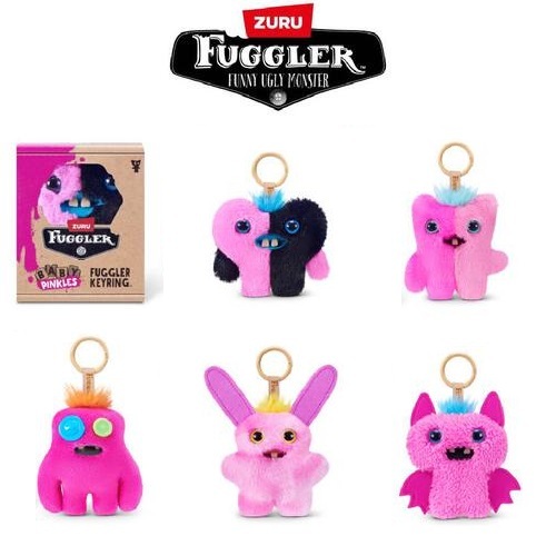 Zuru Fuggler Baby Pinkles 3.5 Inch Fuggler with Keyring Assorted
