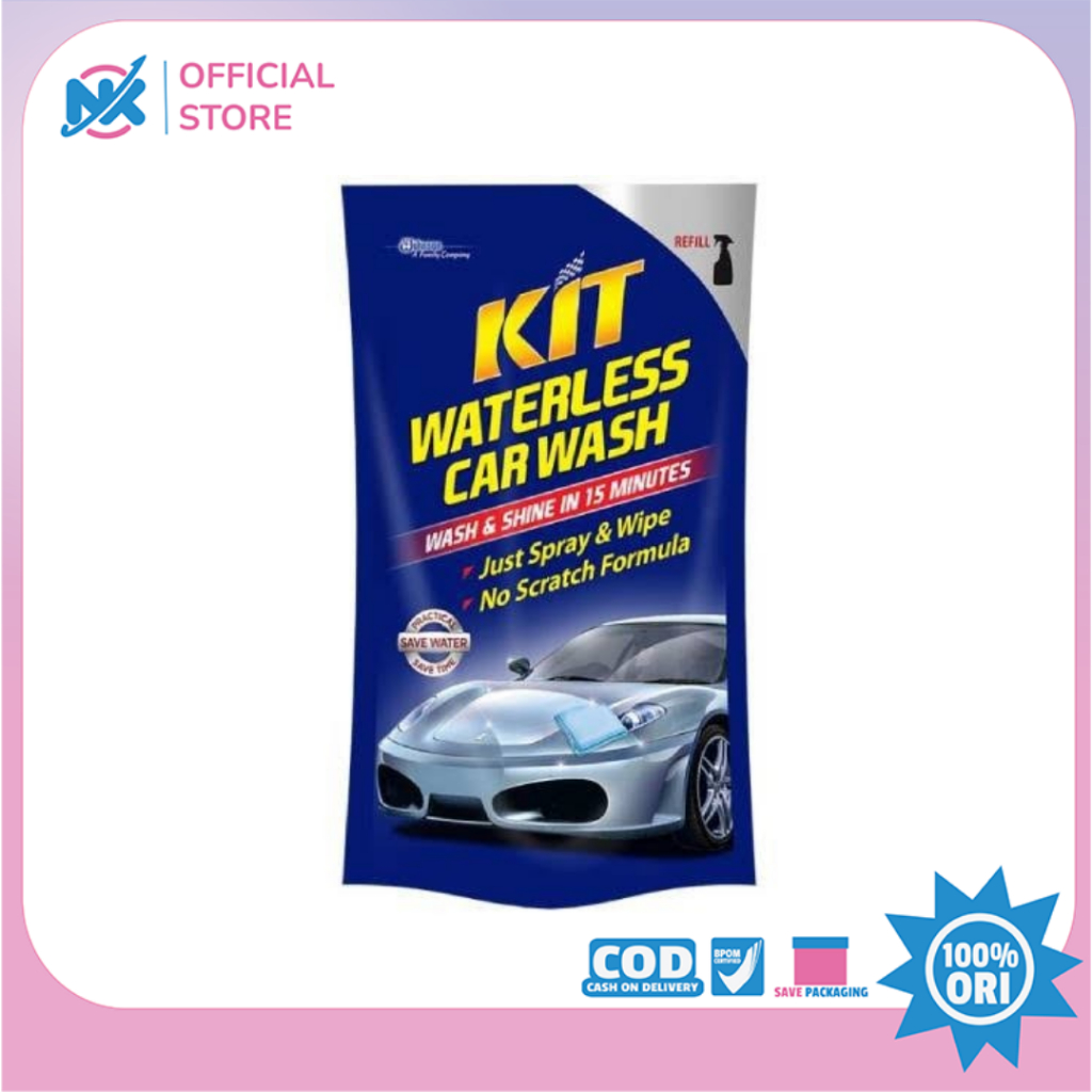 Kit Waterless Refill Pouch 500ml. Waterless Car Wash