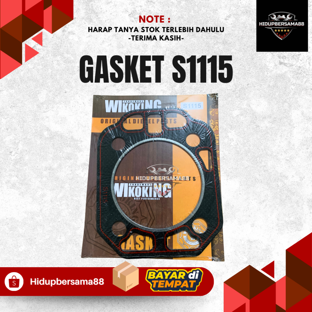GASKET CYLINDER HEAD S1115 WIKOKING - Gasket Cylinder Head S1115 WK Paking diesel S1115 ZS1115 Gaske