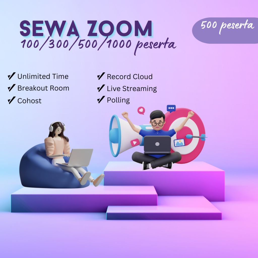 Zoom Meeting Pro Cocok untuk Webinar & Kelas Online 500 Peserta