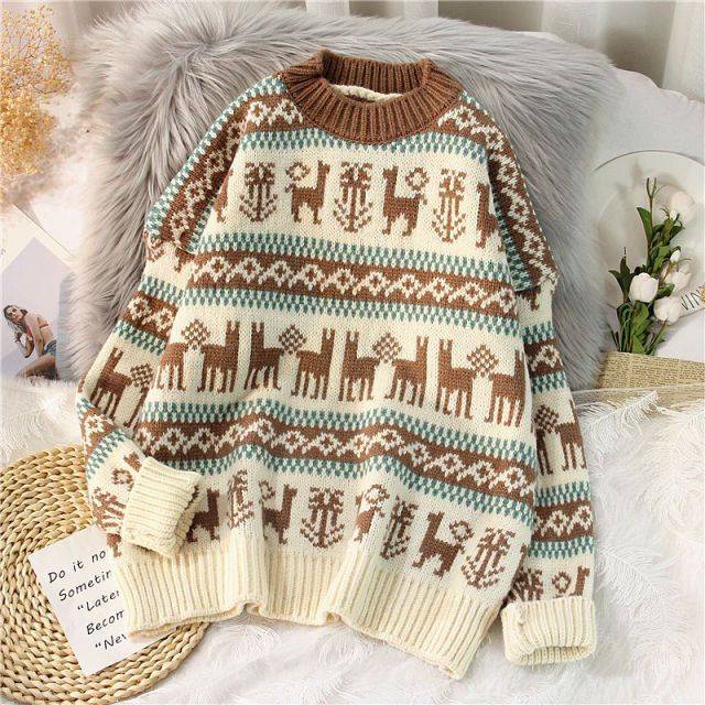 Fluor inc - Sweater Rajut Wanita Blouse Llama Allsize Premium / Cardigan Rajut Wanita Allsize/ Sweat