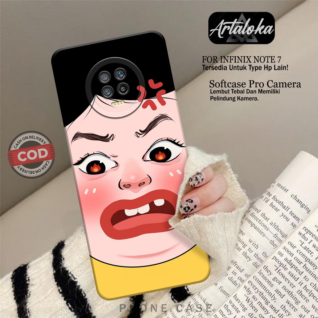 Case Infinix Note 7 Fashion Case Kartun Softcase Hp Infinix Note 7 Silikon Pro Camera Infinix Note 7