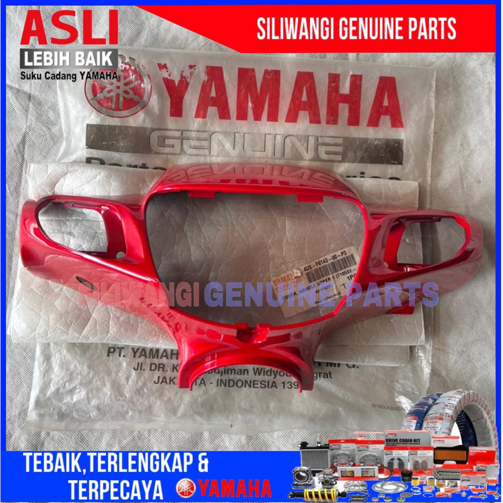 4US-F6143-00-P4 Batok Depan F1Z R Vega R Non Kopling Merah Cabe Orginal Yamaha