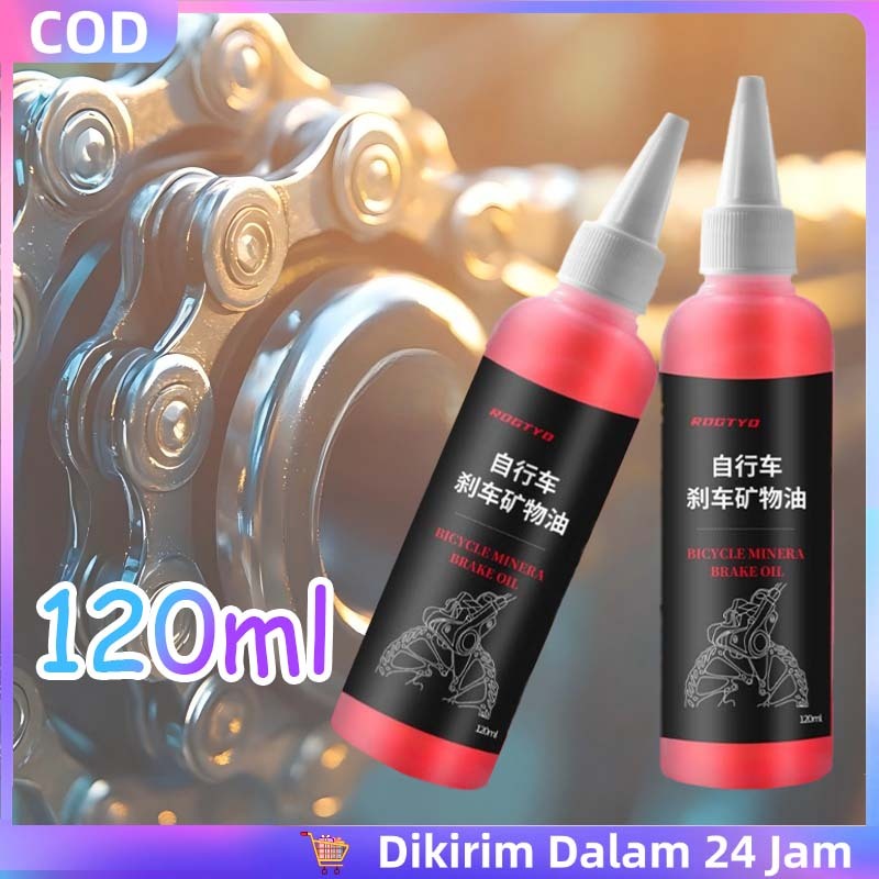 120ml Minyak Rem Sepeda Hidrolik Oli Rem Hidrolik Sepeda Mtb Anti-Korosi Dan Anti-Karat Minyak Rem H