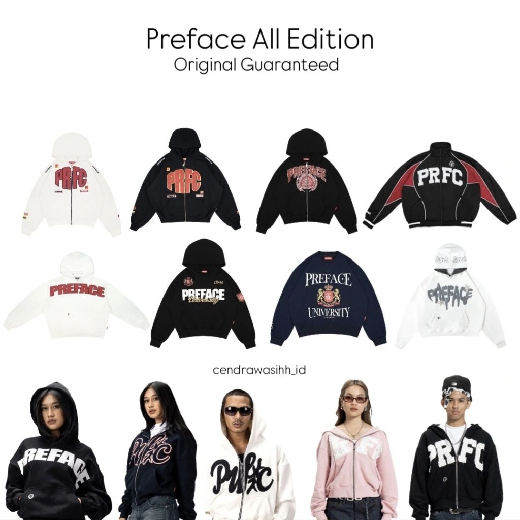 [ORI 100%] Preface All Edition - Redtype, Starlined, University, Unfinished, Class, Knitt // Classic